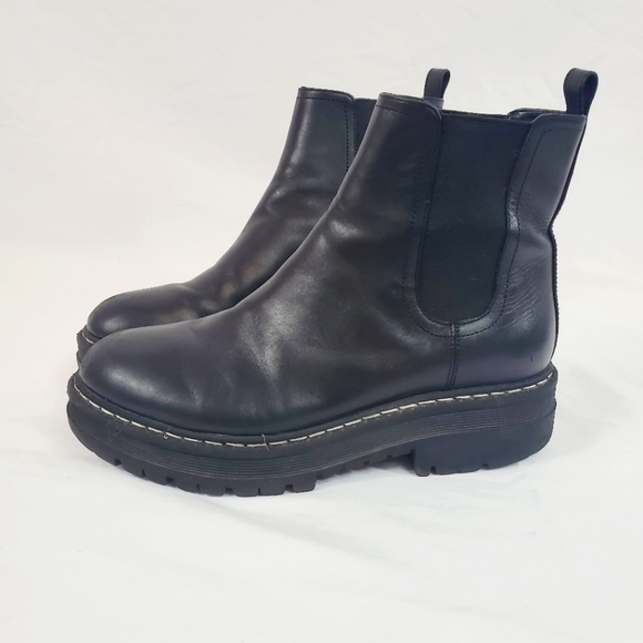 Marc Fisher Accessories - Marc Fisher black Leather Padmia Chelsea Boot